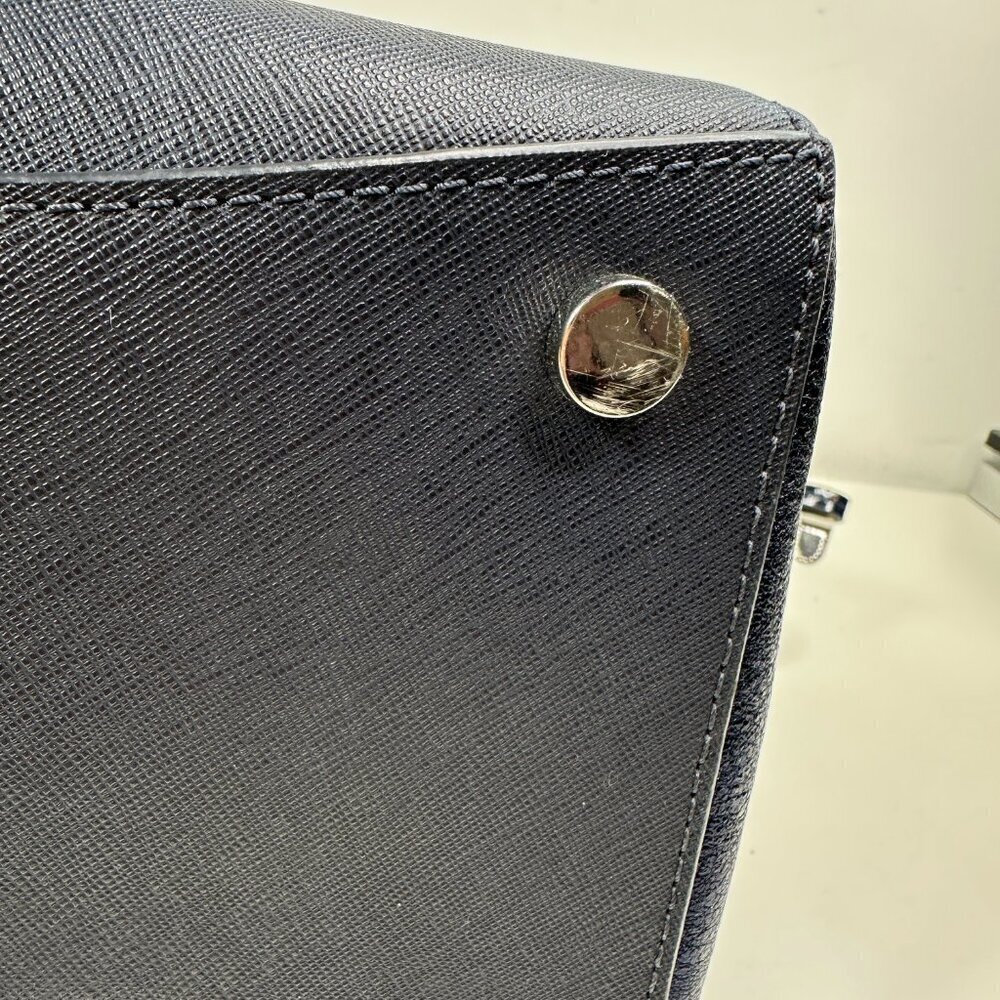 MICHAEL Michael Kors Voyager East West Logo Tote Bag Navy - Picture 11 of 15